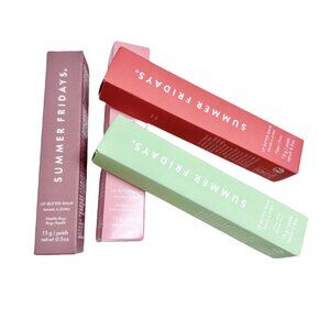 4 colors mix (4pcs) Summer Fridays Lip Butter Balm Conditioning Lip Mask New box